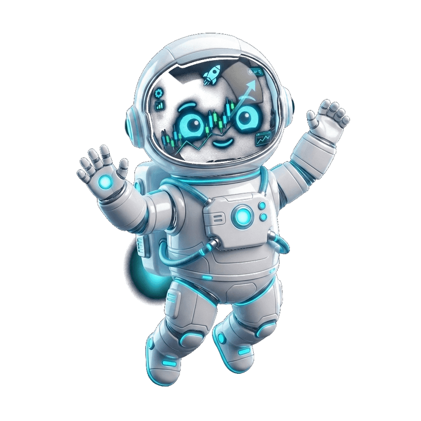 TradeVerse Quant AI Robot Mascot